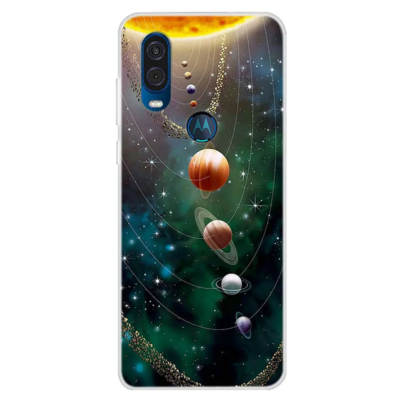 For Motorola Vision Case Soft TPU Silicone Back Cover For Moto