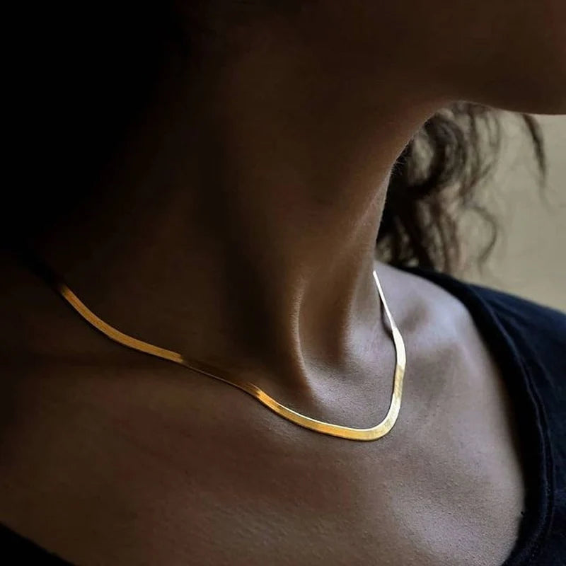 Hot Fashion Unisex Snake Chain Women Necklace Choker