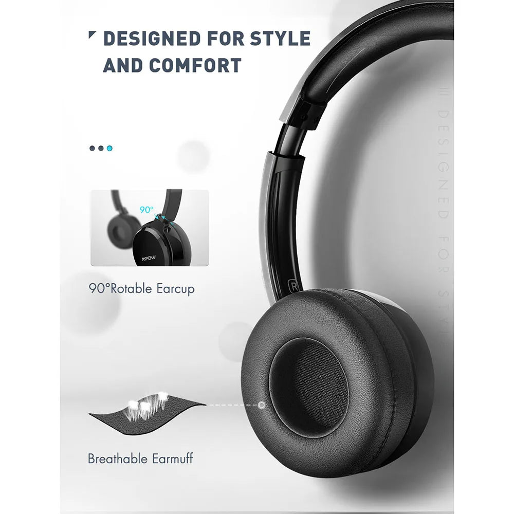 Mpow PA071 AUX Wired Headset With Noise