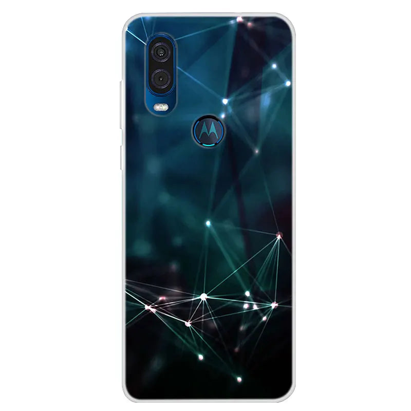 For Motorola Vision Case Soft TPU Silicone Back Cover For Moto
