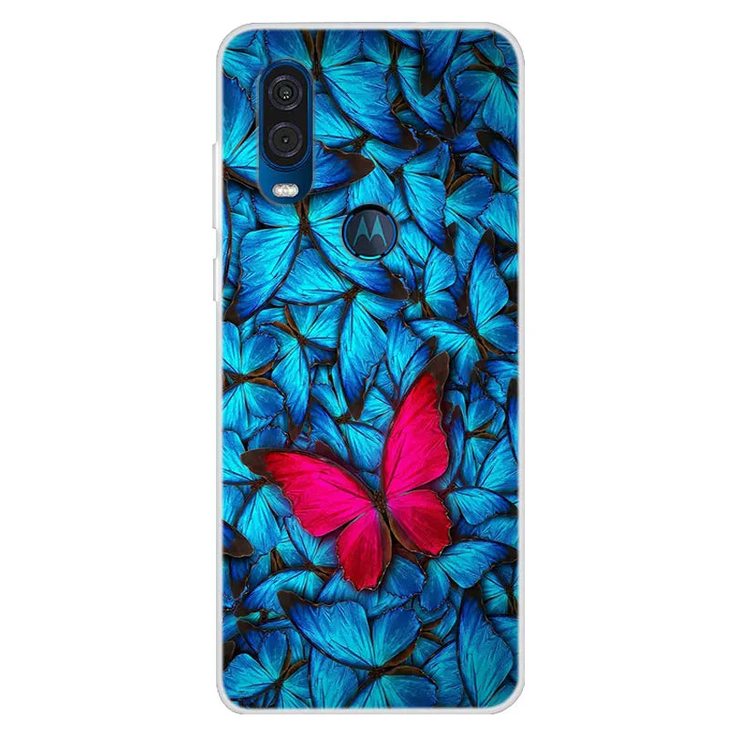 For Motorola Vision Case Soft TPU Silicone Back Cover For Moto