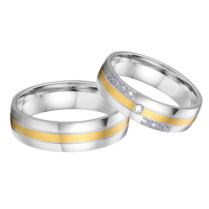 High Quality Wedding Bands Rings For Couples Men And Women