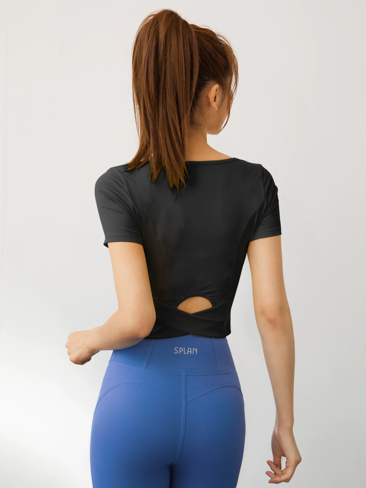 Tight Women's Running Quick-Drying T-shirt Nude Feel Yoga Clothes