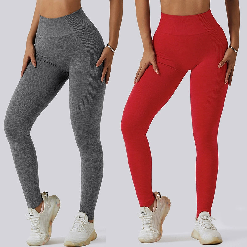 Fashion Seamless Hip Raise Yoga Pants Hip Raise