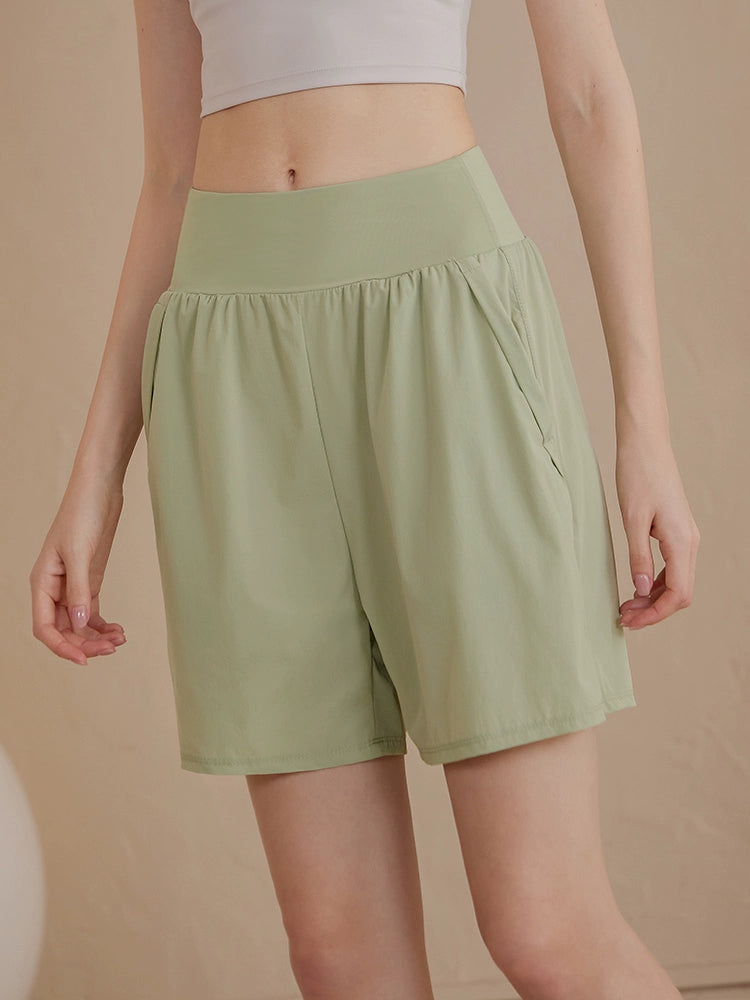 High Waist Loose Sports Shorts Women's Summer Thin