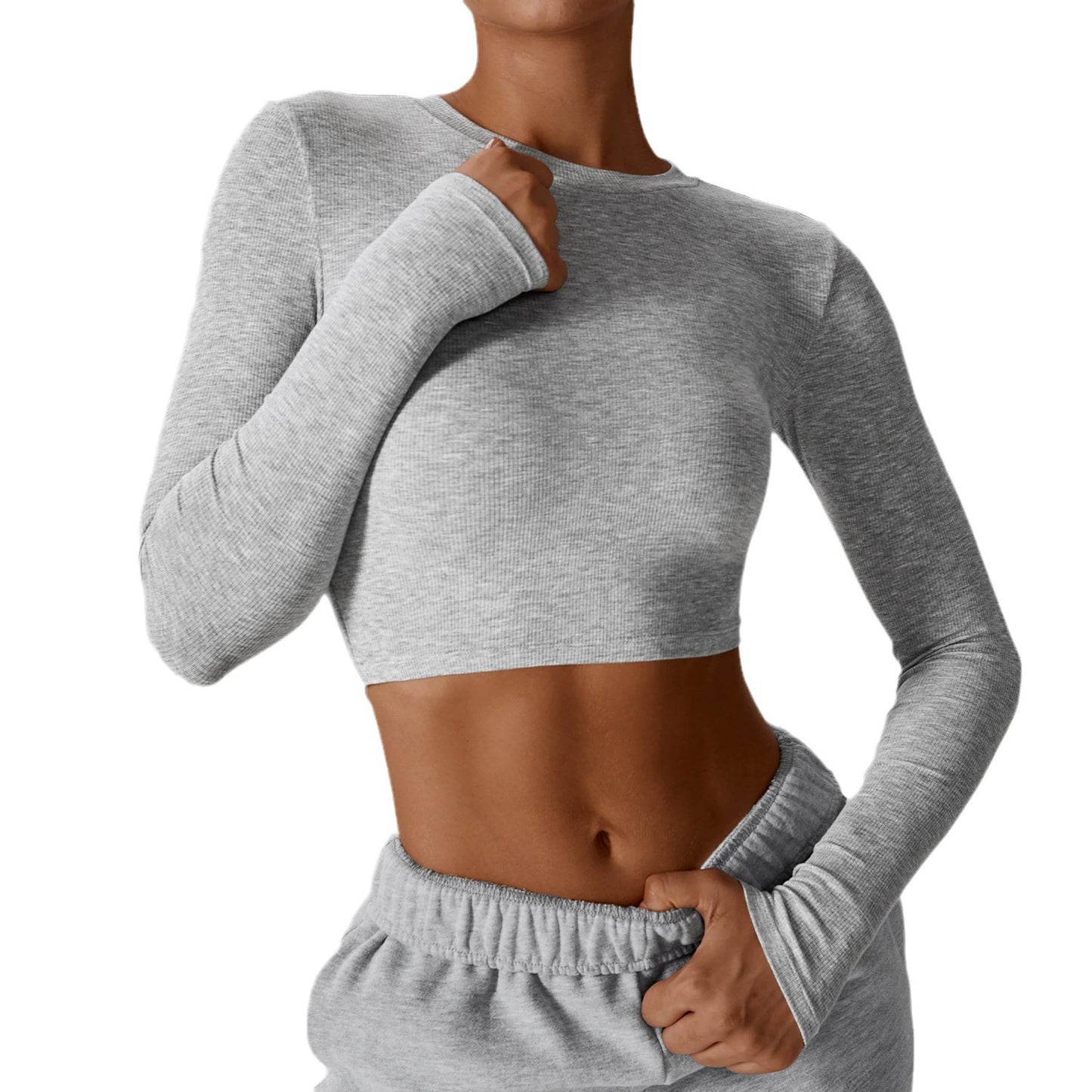 2023 Casual Running Exercise T-shirt Long Sing Light
