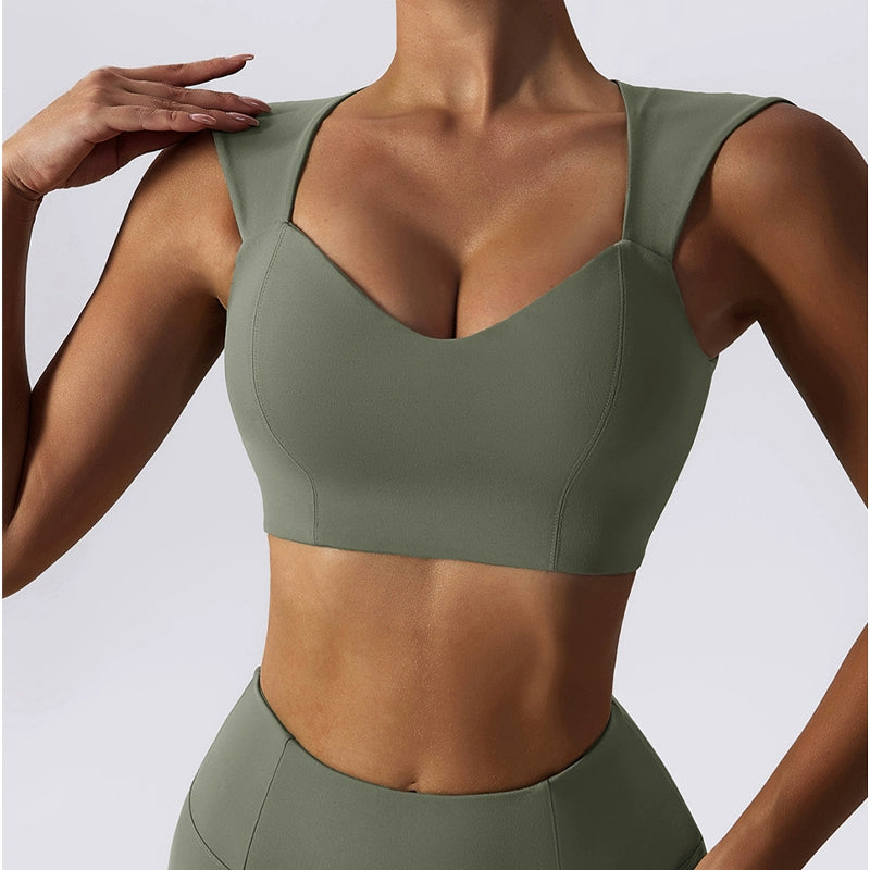 Fashion Summer Nude Feel Yoga Clothes