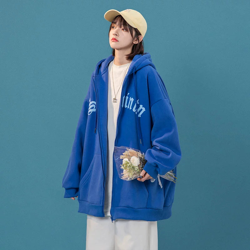 Escape from the Earth Loose BF Casual All-Match Cardigan Sweater