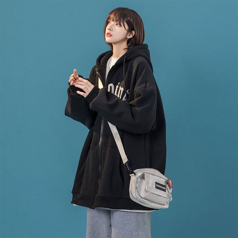 Escape from the Earth Loose BF Casual All-Match Cardigan Sweater