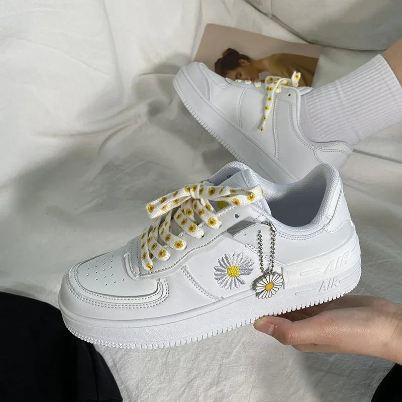 Speedy 2023 New Shoes for Women Daisy Flat Anti-Slip Women Sneakers Outdoor CasualCasual Shoes Trainer Female Shoes