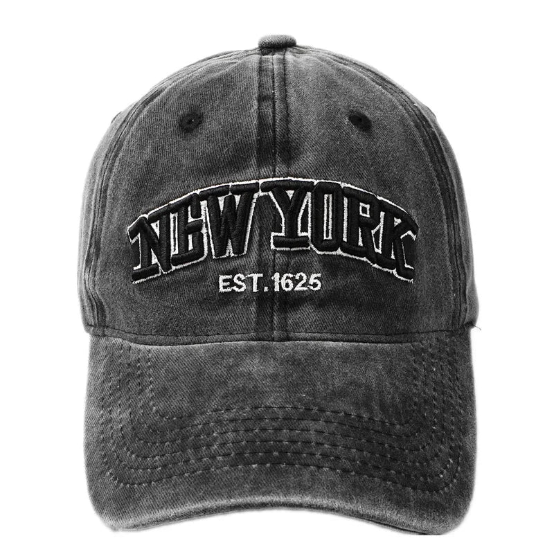 Washed All-match Embroidery Snapback Student Boys an Caps