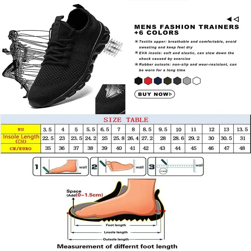 Men Casual Sport Athletic Jogging Tennis Shoes
