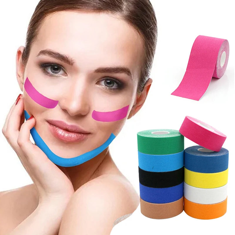 2.5CM*5M Kinesiology Tape for Face V Line Neck Eyes Liftin