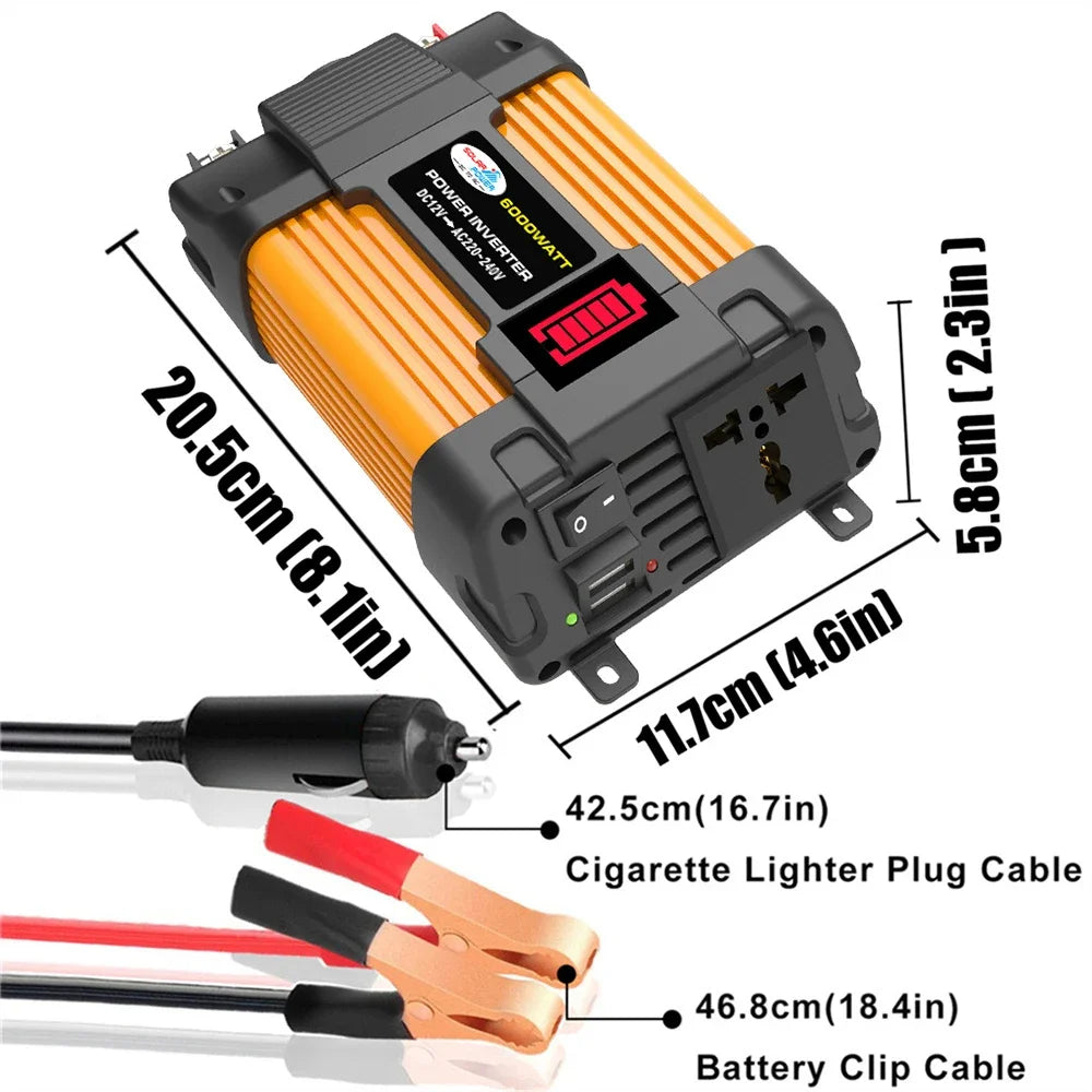 Inverter 4000W 6000W ter LED Display