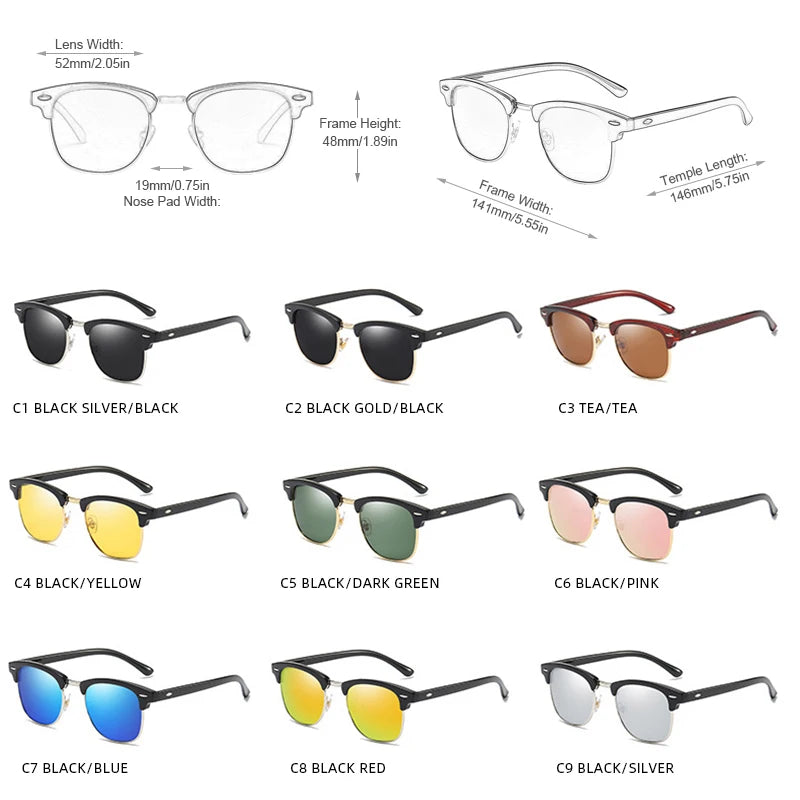 t Sun Glasses Male Vintage Driving Anti-glare