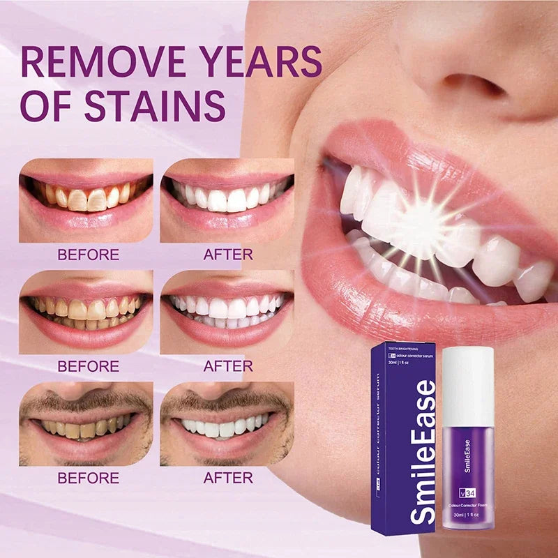 30ml V34 Purple Whitening Toothpast Dental Tools Tooth Care Product