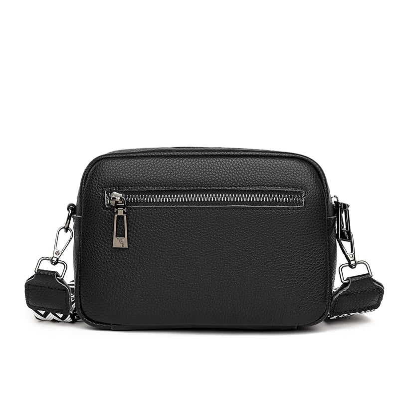 100% Genuine Leather Crossbody Bag Female