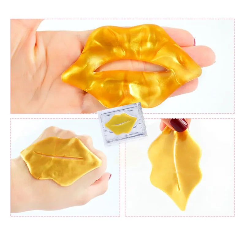 50pcs Collagen Lip Mask Moisturizing Anti Wrinkle
