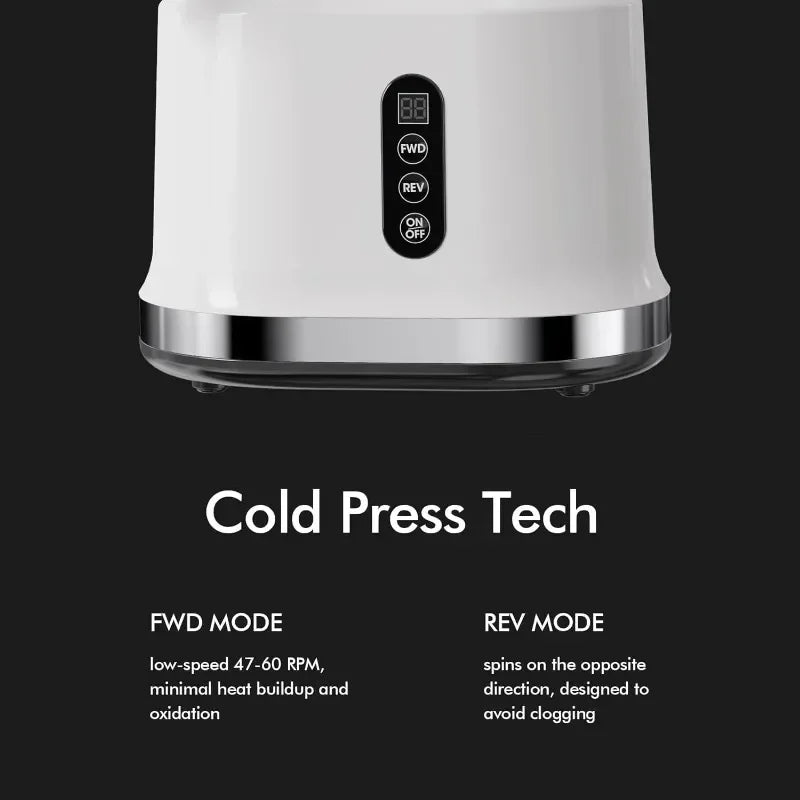 Easy-Use Cold Press Juicer, SiFENE 83mm Wide-Mouth Vertical Slhole