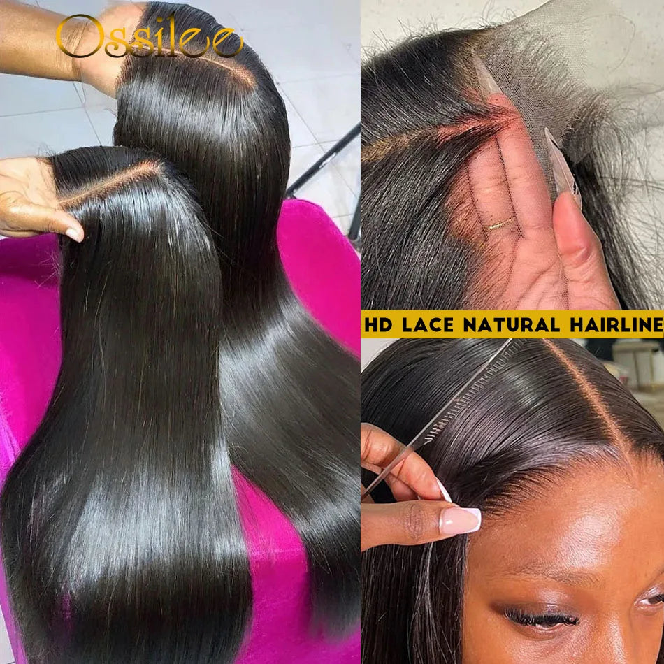 Glueless Wig Human Hair Ready to Wear Plucked Pre Cut 5X5 Lace Closure Wig