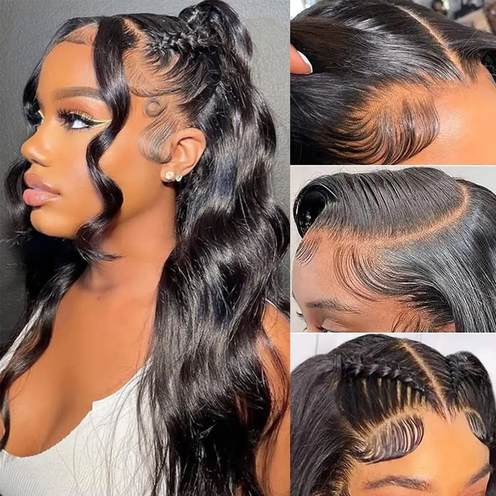 Body Wave Lace Front Wig 13x4 13x6 30 32 34 36 38 Inch 4x4 L