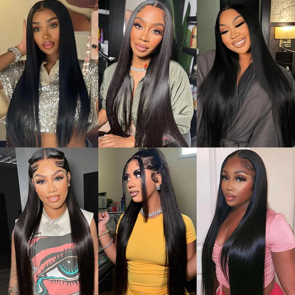 Glueless Wig Human Hair Ready to Wear Plucked Pre Cut 5X5 Lace Closure Wig