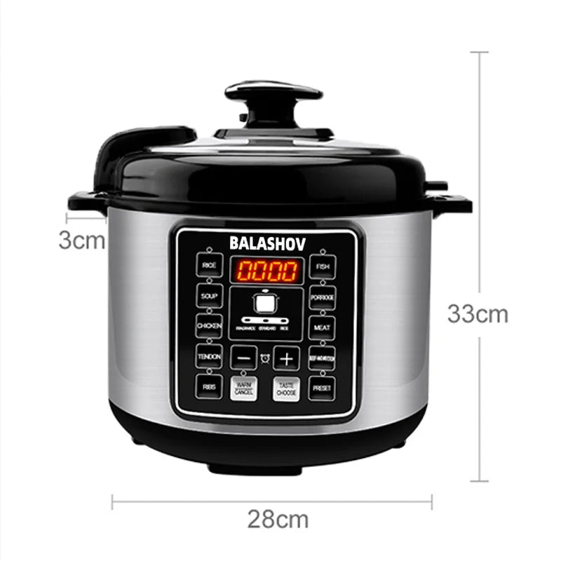 5L Multifunction Electric Pressure Cookers Soup