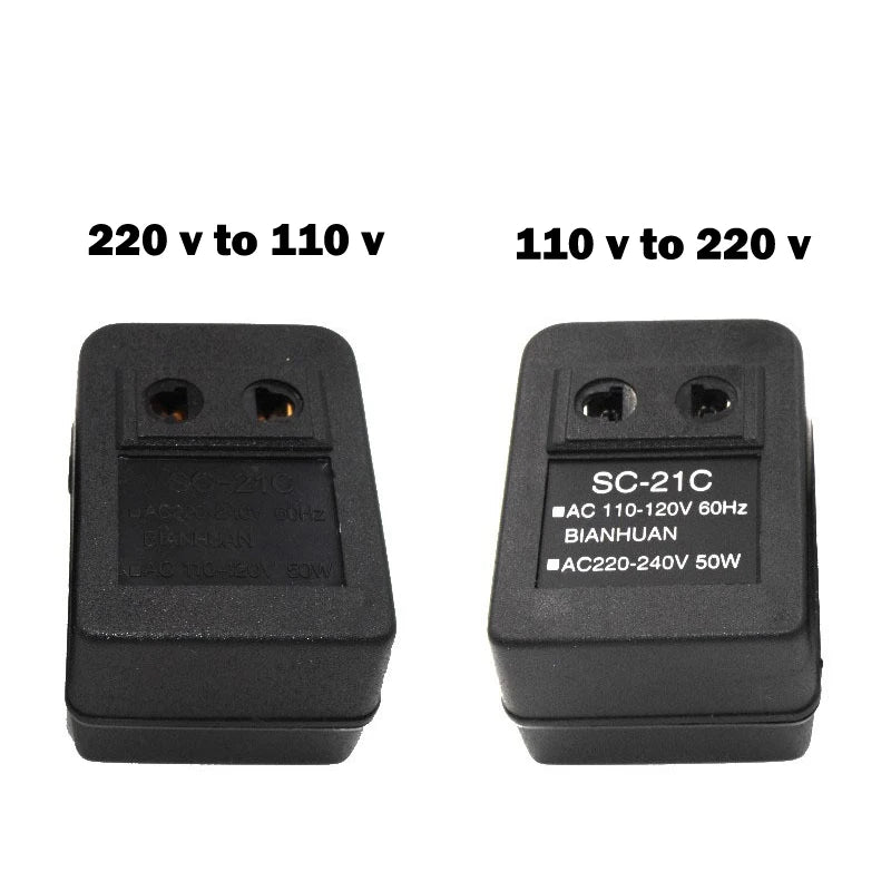 50W 220V to 110V AC Power Voltage Converter Adapter