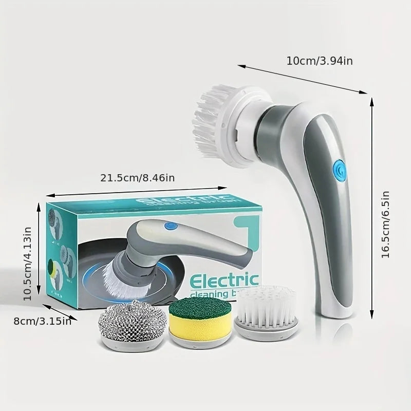 Three-in-one rechargeable, car, home, cleaning brush