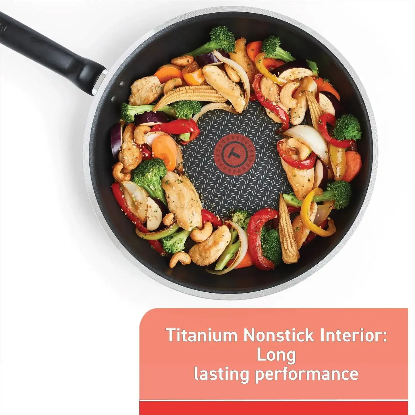 Cook & Strain Nonstick 2 Piece Fry Pan Cookware Set,