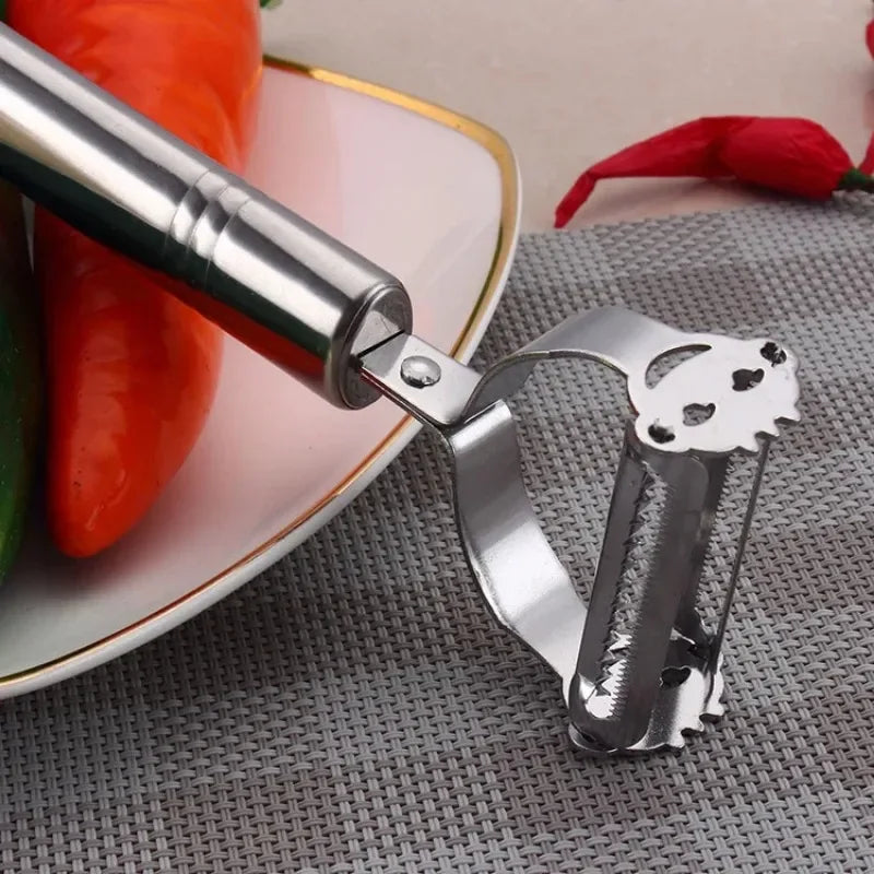 Stainless Steel Multi-function Vegetable Peeler&Julienne Cutter Julienne Peeler Potato Carrot Grater Kitchen Tool