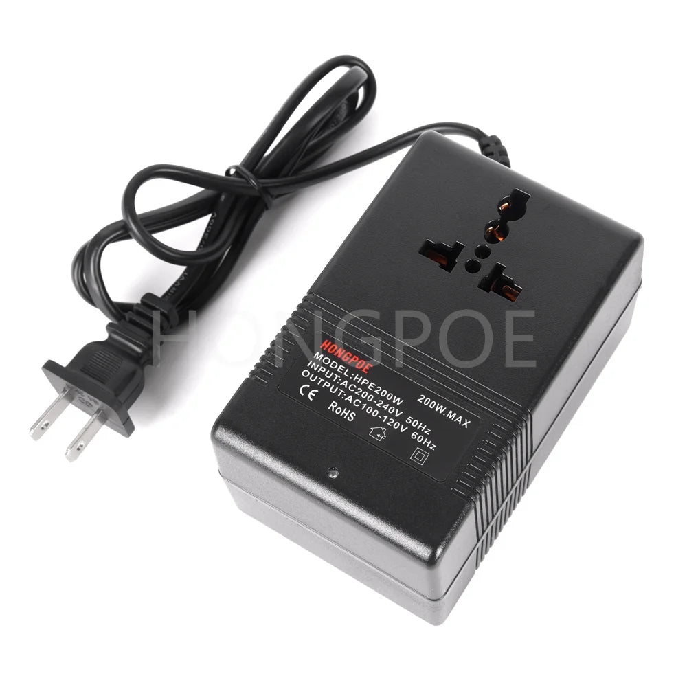200W 300W Voltage Converter Transformer 220V To 110 Plug Inverter
