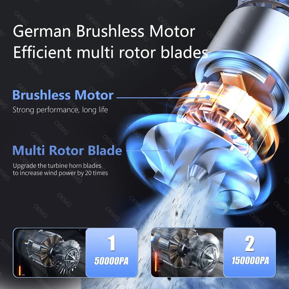 Mini Car Vacuum Cleaner Wireless Handheld Portable Clea Cleaning