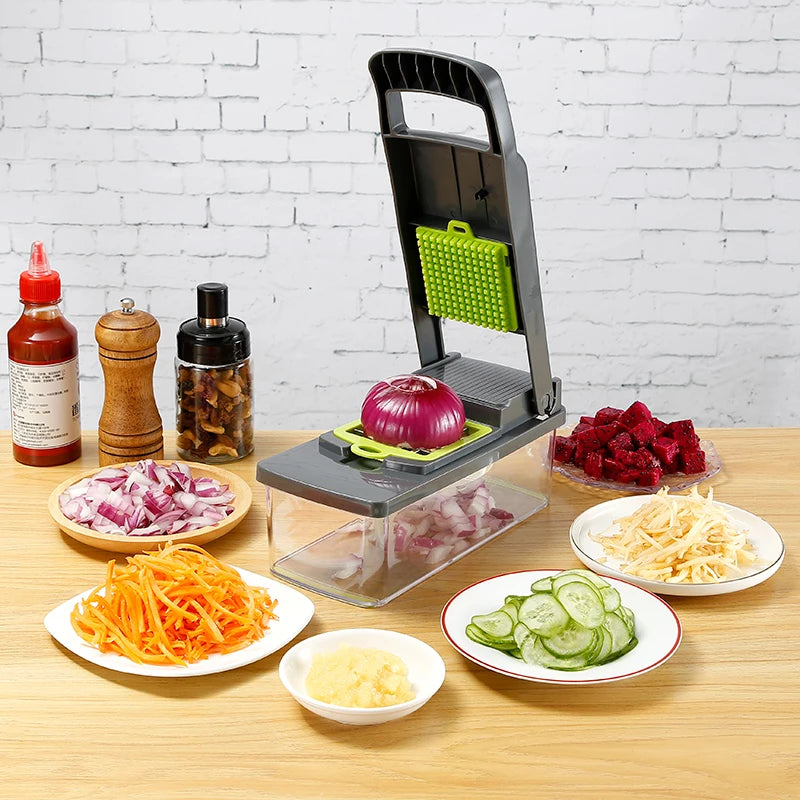 Multer Kitchen Vegetable Slicer Dicer Cut