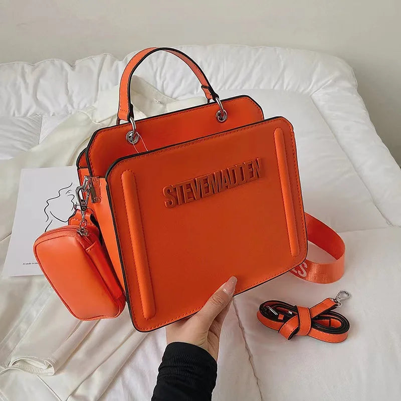 Knock Trendy and High-quality Synthetic Leather Shoulder Bags