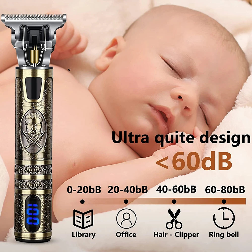 T9 LCD Electric Hairder Hair Precision Trimmer for Men