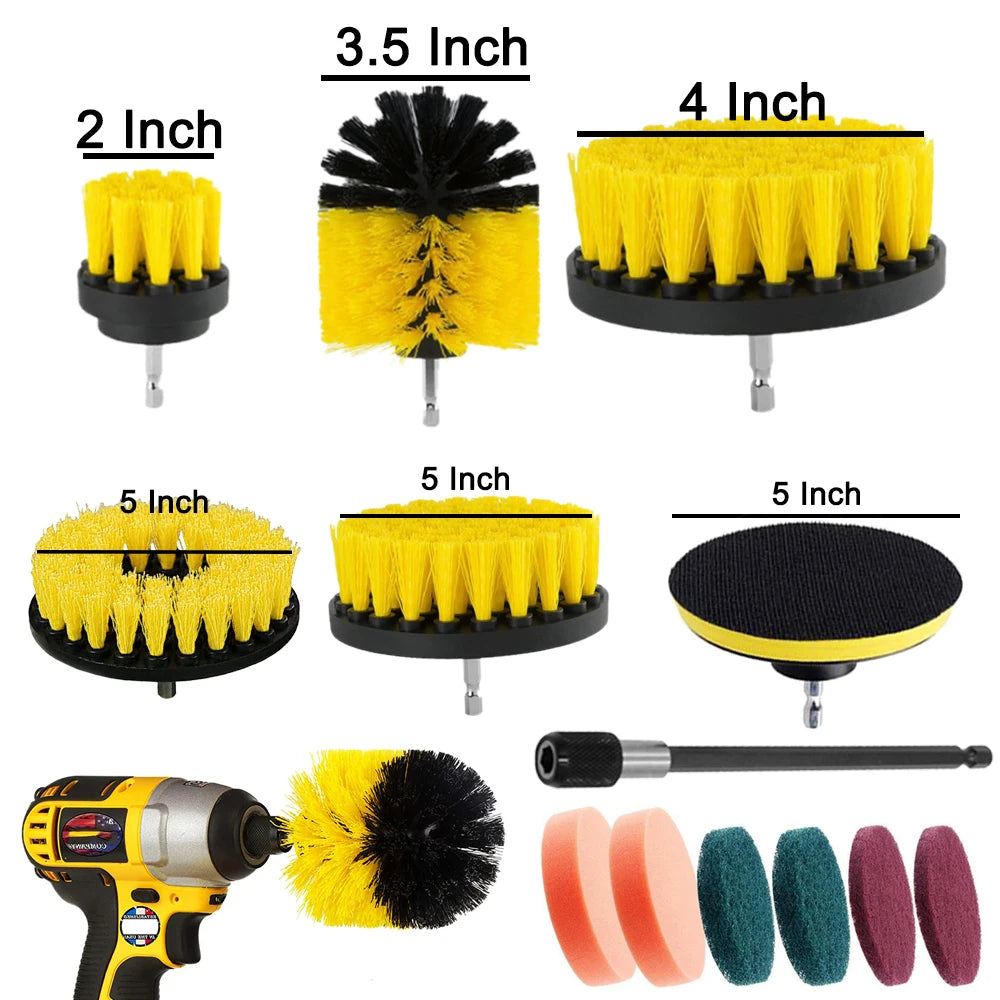 12/4 Pcs Electric room toilet Cleaning Tools household