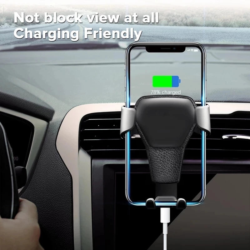 Gravity Car Holder For Phone Air Vent Clip Mount Mobile