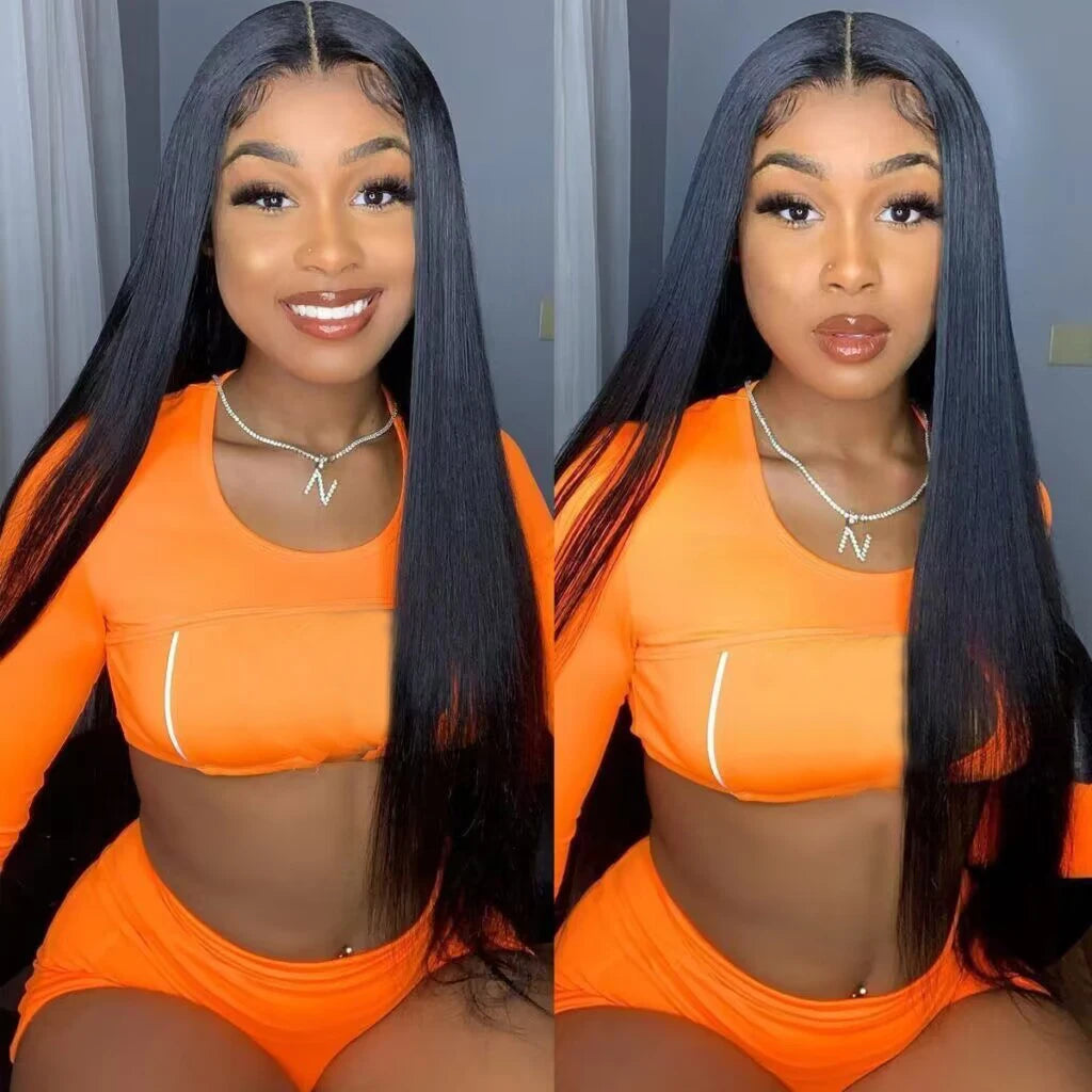 HD Lace Front Human Hair Wigs Straight 13x4 13x6