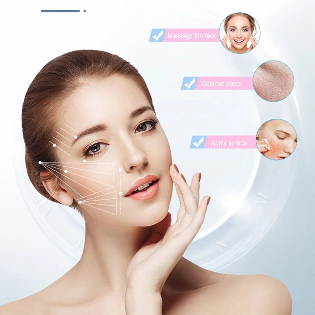 Facial Ice Cube Mold Silicone Freezing Beauty