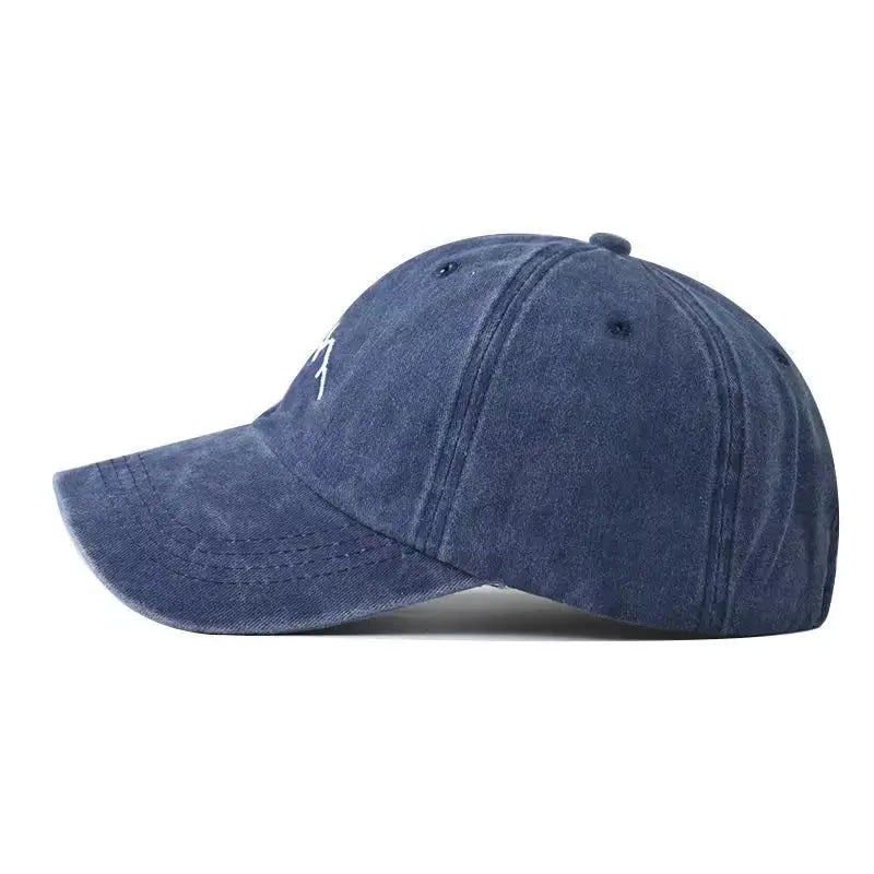 Unisex Washed Cotton Cap Mountain