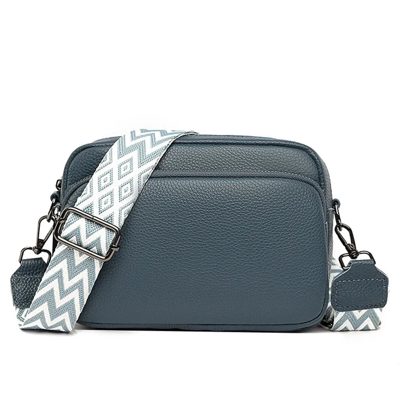 100% Genuine Leather Crossbody Bag Female