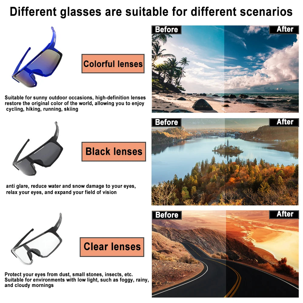 SPECIAUZED Cycling Sunglasses Men Women Outdoor Sports Glass