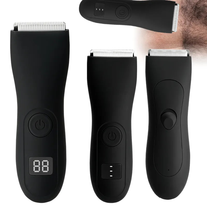 Mens Body Hair Trimmer for Men Balls Women Lady Shaver