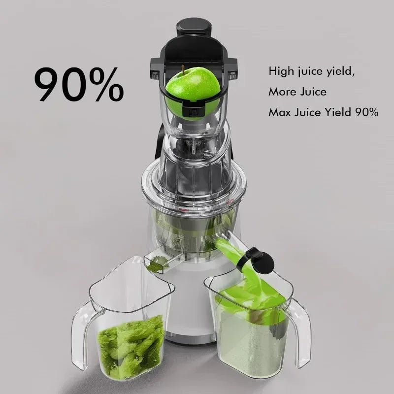 Easy-Use Cold Press Juicer, SiFENE 83mm Wide-Mouth Vertical Slhole