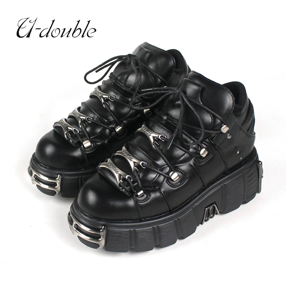 2023 NEW Punk Style Women Shoes Lacehic