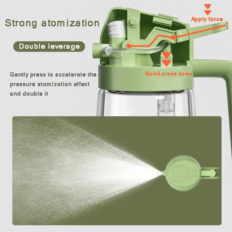 Glass Oil Spray Bottle Multifunctional Kitchen Dual-use Oil Bottle