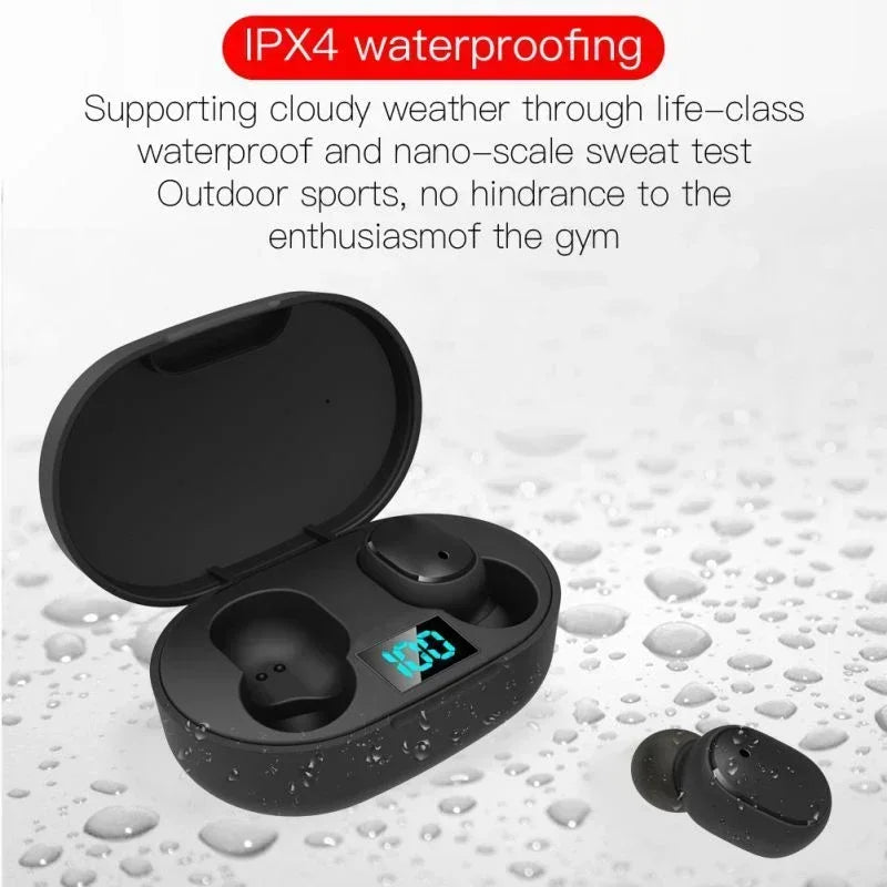 E6S Wireless Bluetooth Earphones TWh Microphone Headphones For iPhoNE
