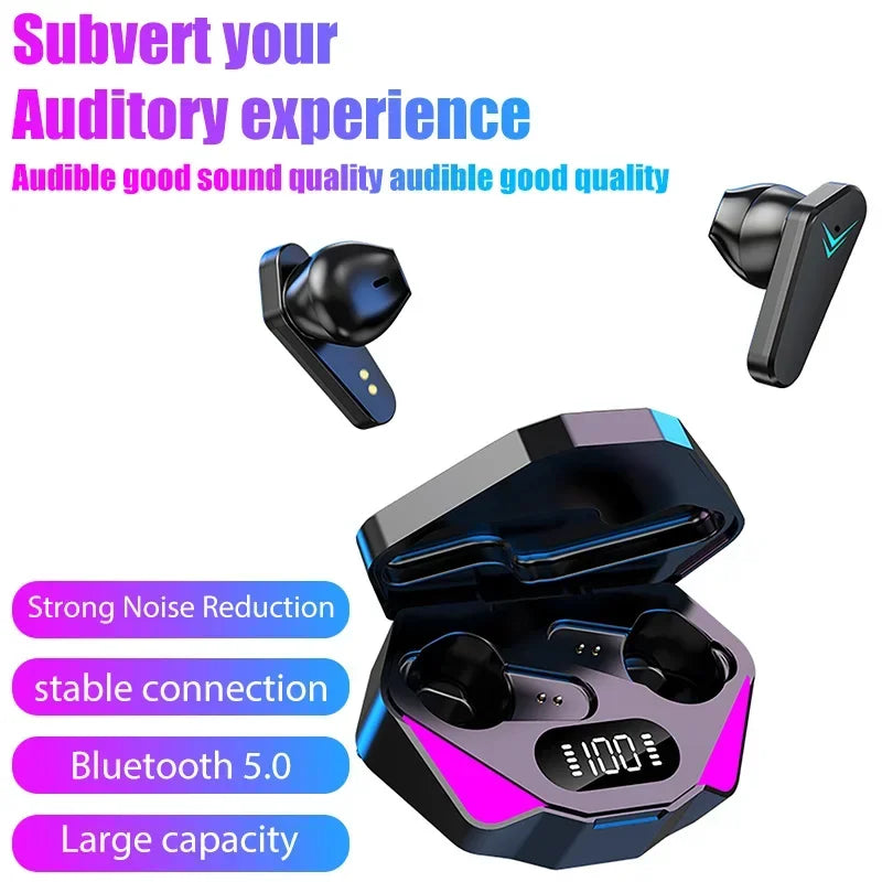 X15 TWS Wireless Headphones Bluetooth Earphones Control Sport Headset Waterproof Microphones Music Earphones for All Smartphone
