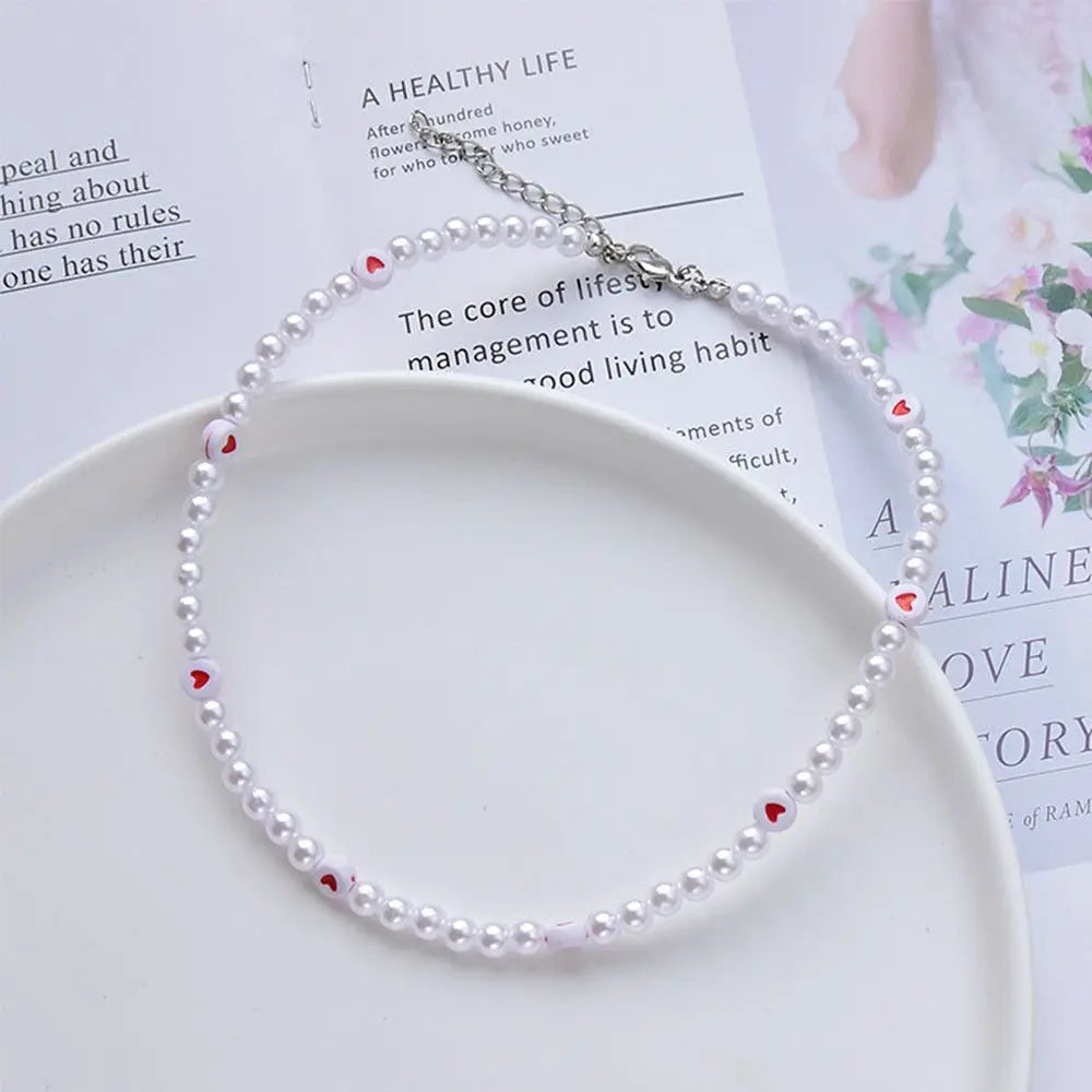 Fashion Simple Heart Pattern Pearl
